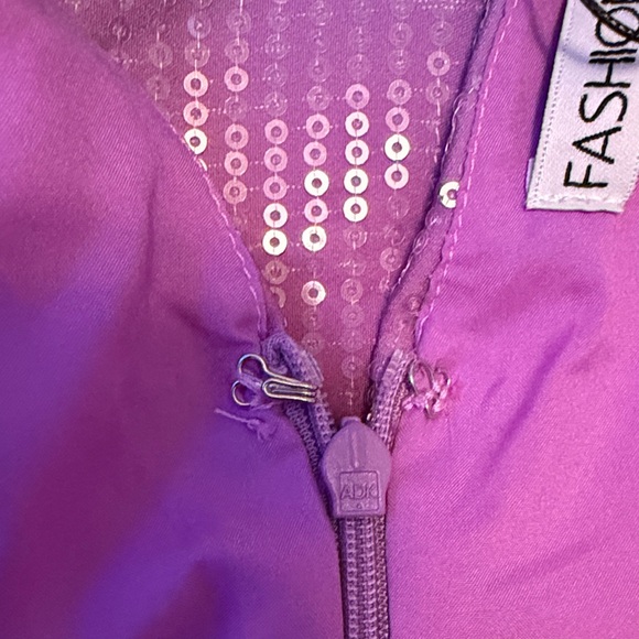 Fashion Nova women’s small rainbow Sequin Mini Dress - Picture 10 of 16